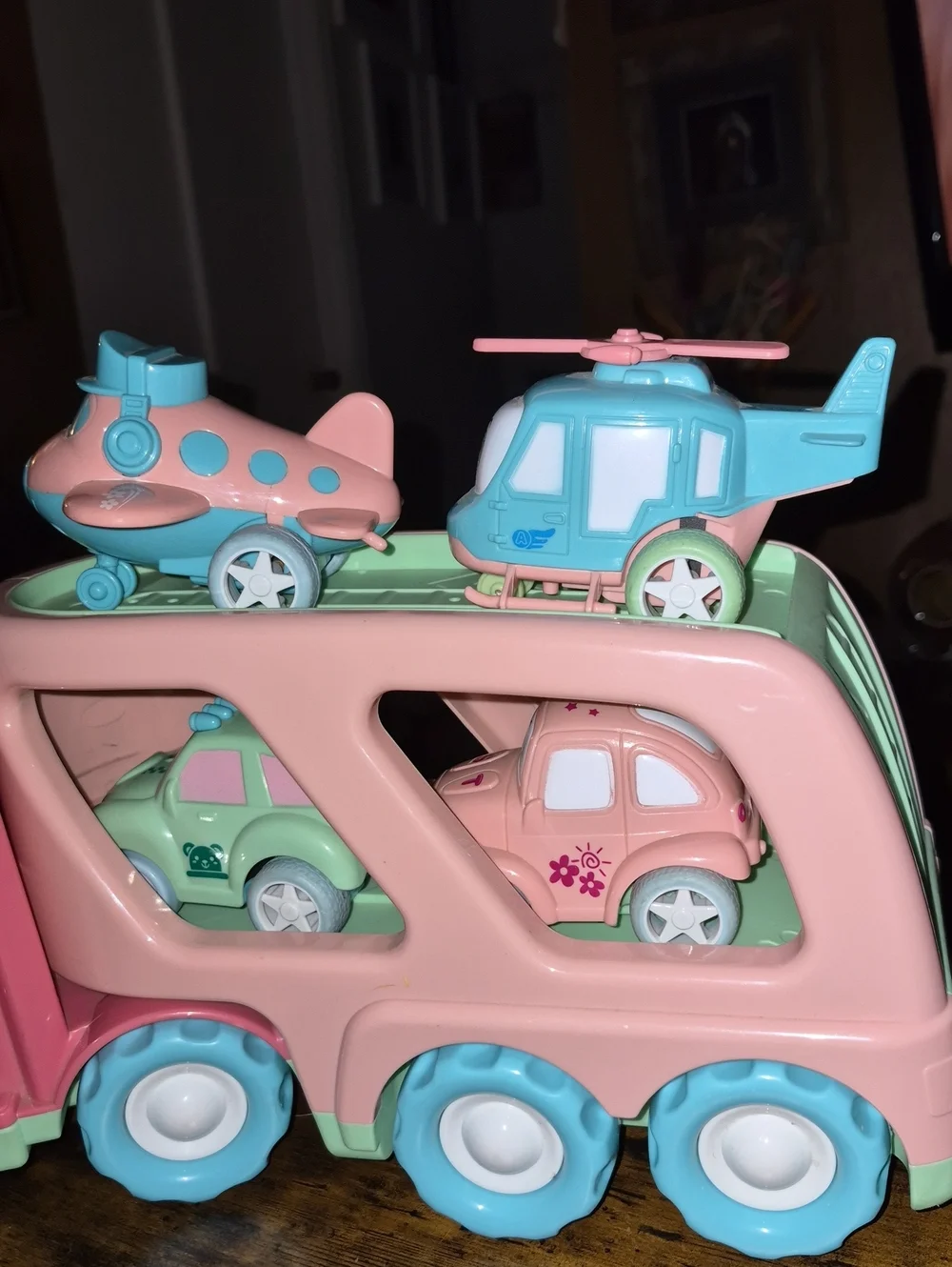 5 In 1 Transport Car Toy Carrier Truck with Vehicles